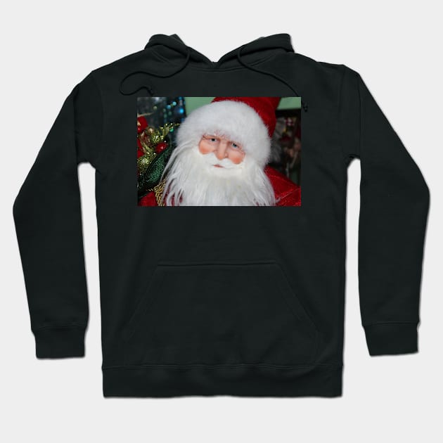 Santa Face Hoodie by Cynthia48